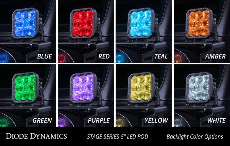 Universal SS5 Pro White Combo LED Pods - View 6 | Dirty Garage