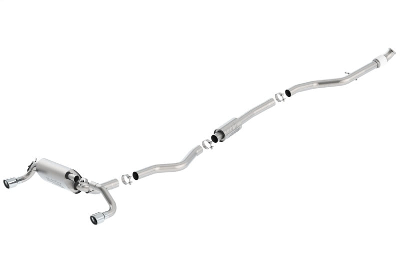 Borla 13-16 BMW 335i / 435i Atak Cat back SS 3.0in, 2.25in 3.5in Tip Single Rolled - View 2 | Dirty Garage