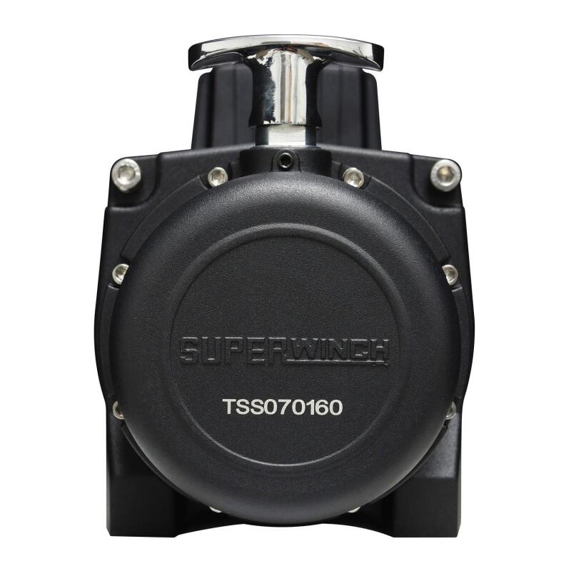 Universal 12V DC Tiger Shark 11500SR Winch w/ Black Synthetic Rope - View 2 | Dirty Garage