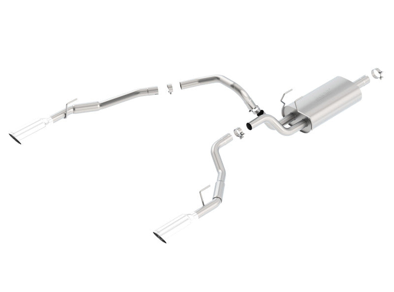 Borla Cat-Back Touring 09-15 Ram 1500 5.7L EC SB Truck Single Spilt Rear Exit Through Bumper - View 2 | Dirty Garage