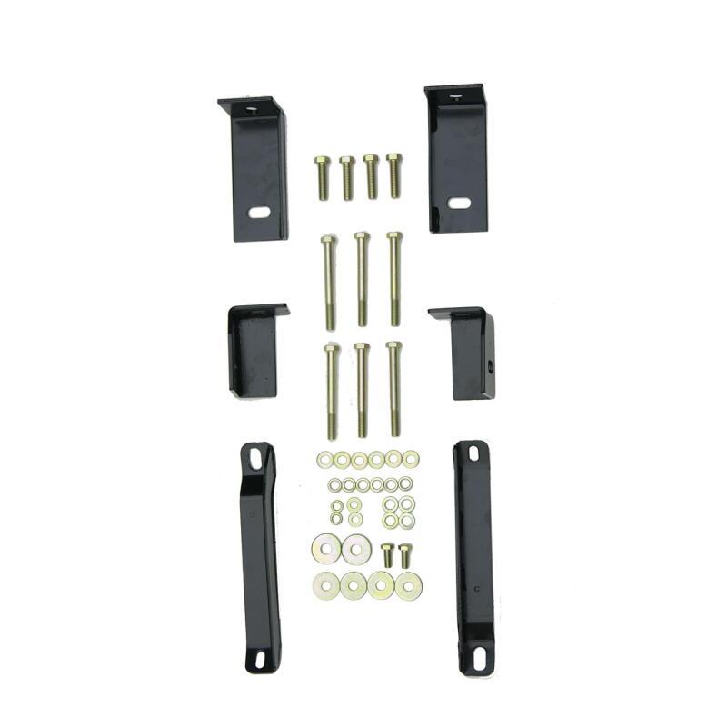2001-2014 GM 1500/HD Crew Cab E-Series 3" Round Polished Nerf Step Bars - View 2 | Dirty Garage