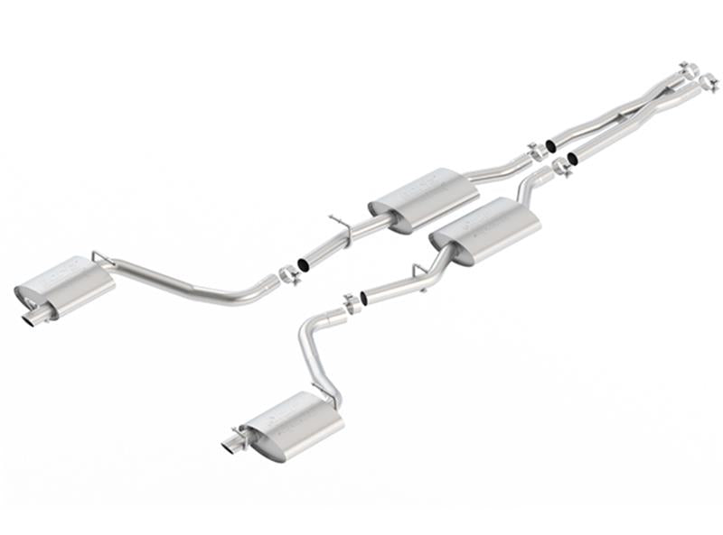 Borla 2015 Dodge Challenger 3.6L V6 ATAK Catback Exhaust No Tips Factory Valance - View 2 | Dirty Garage