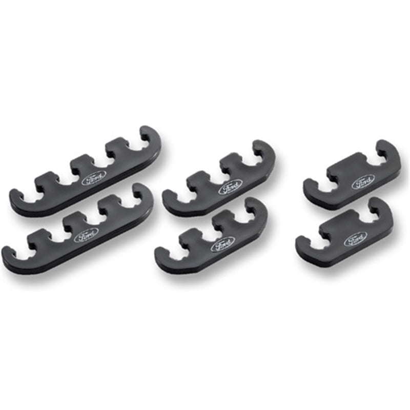 Universal Wire Dividers 4 to 3 to 2 - Black w/White Ford Logo | Dirty Garage