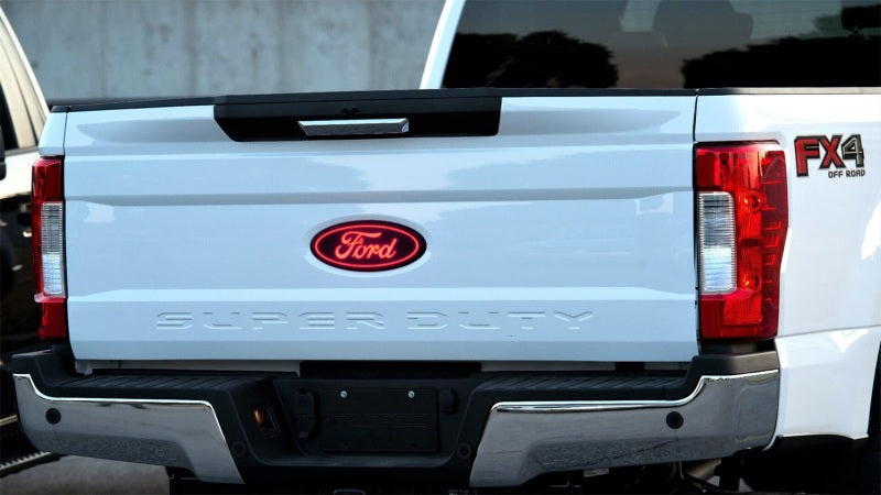 2021-2022 F-150 Front Luminix LED Emblem - w/ Camera CutOut - View 3 | Dirty Garage