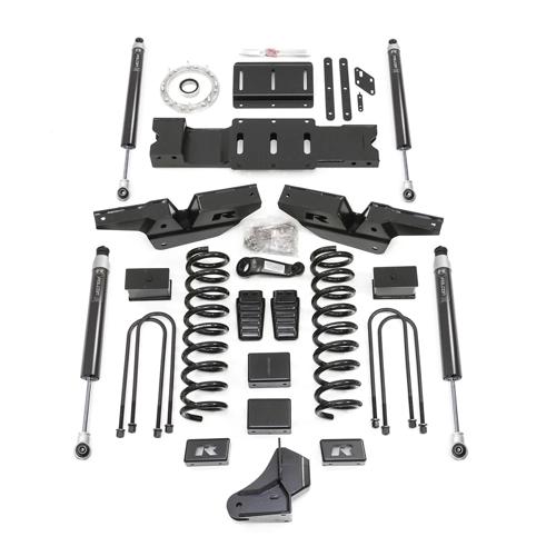 2019-2024 Ram HD 4.5" Coil Lift Kit Front Rear Track Bar Brackets Coils Blocks Drop Brackets Falcon Shocks | Dirty Garage