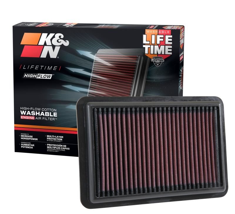 2017 Elantra L4-20L F/I Replacement Drop In Air Filter - View 7 | Dirty Garage