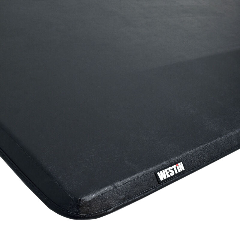 Westin 19-24 RAM 1500 New Body (Excl. Classic) 5ft. 7in. Bed Soft Tri-Fold Tonneau Cover - Black - View 4 | Dirty Garage