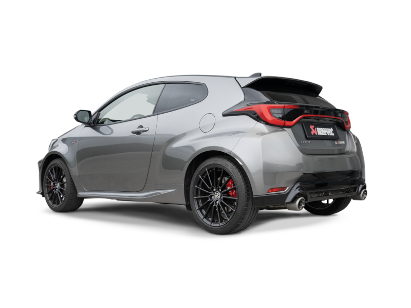 2024-2026 GR/GRMN Yaris Slip-On Titanium Race Line - View 3 | Dirty Garage
