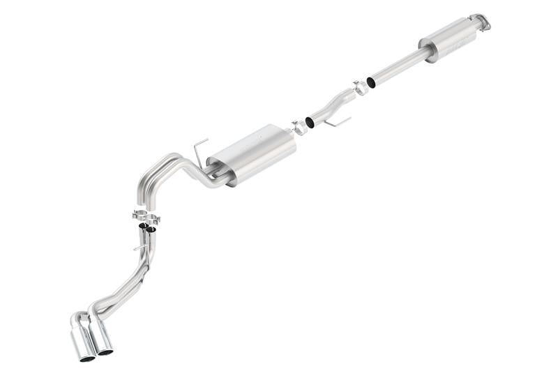 Borla 15-16 Ford F-150 3.5L EcoBoost Ext. Cab Std. Bed Catback Exhaust S-Type Truck Side Exit - View 2 | Dirty Garage