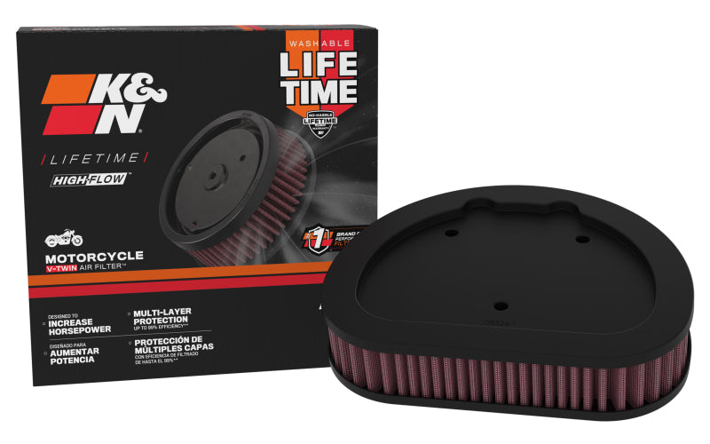 Universal Replacement Air Filter 1.625in H x 7.5in L for Harley Davidson - View 10 | Dirty Garage