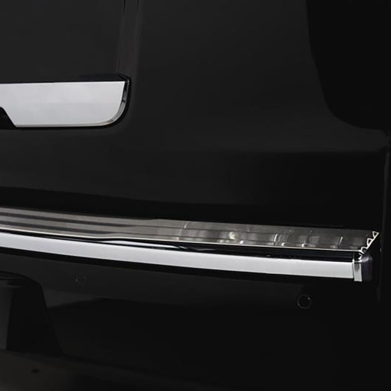 2007-2014 Escalade ESV Stainless Steel Rear Bumper Cover - View 2 | Dirty Garage