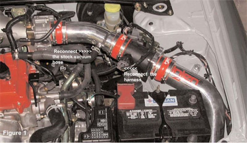 2002-2006 Sentra SER Spec V 2.5L Black Cold Air Intake - View 5 | Dirty Garage