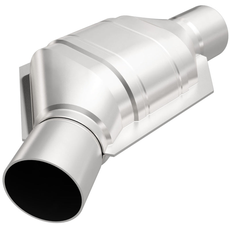 Universal 2.5" Angled Inlet Catalytic Converter | Dirty Garage