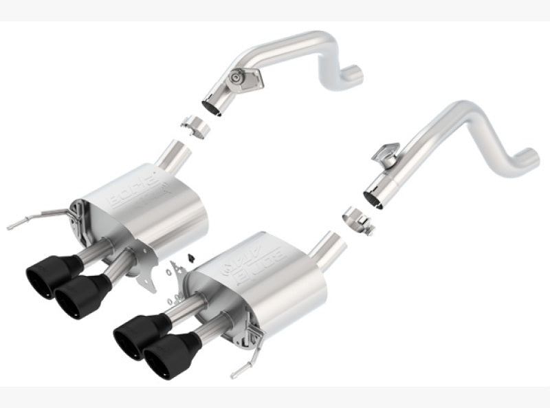 Borla 14-18 C7 Corvette Stingray Axle-Back ATAK Exhaust 2.75in To Muffler Dual 2.0in Out 4.25in Tip - View 2 | Dirty Garage