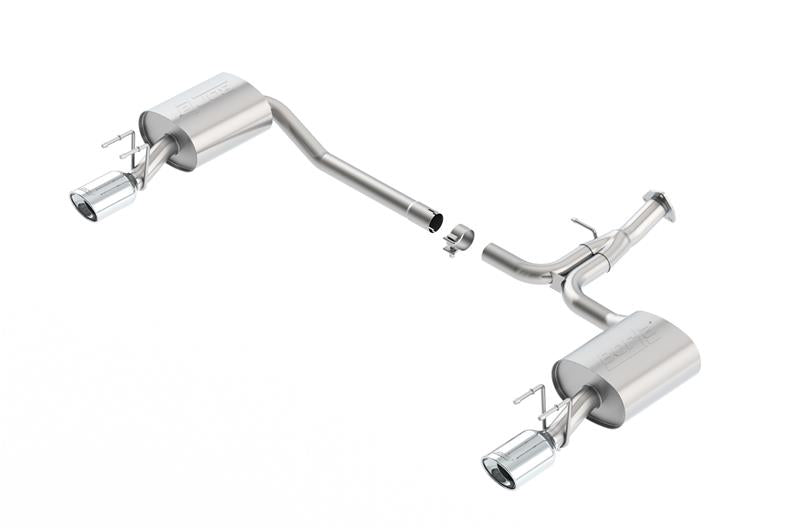 Borla 13-15 Honda Accord Coupe 3.5L FWD SS Rear Section Single Split Rear Exit Touring Exhaust - View 2 | Dirty Garage
