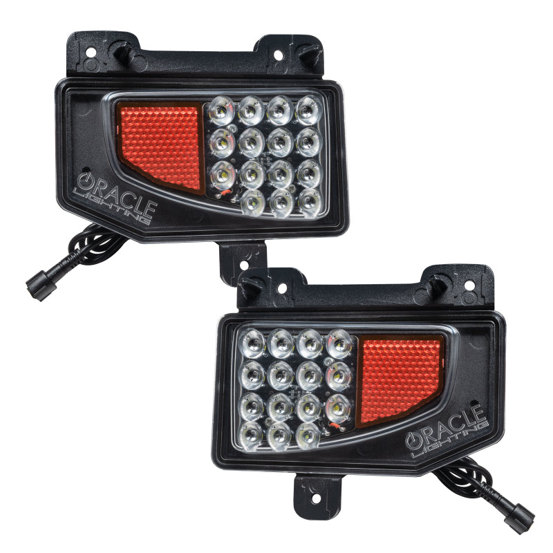 2020-2025 Gladiator Rear Bumper LED Reverse Lights 6000K | Dirty Garage
