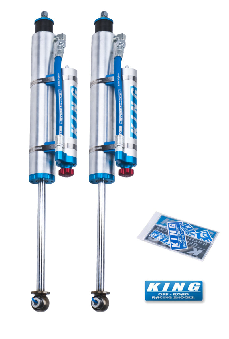 1997-2006 Wrangler Front 2.5" Dia Piggyback Reservoir Shock 3-5" Lift Adjustable Pair | Dirty Garage