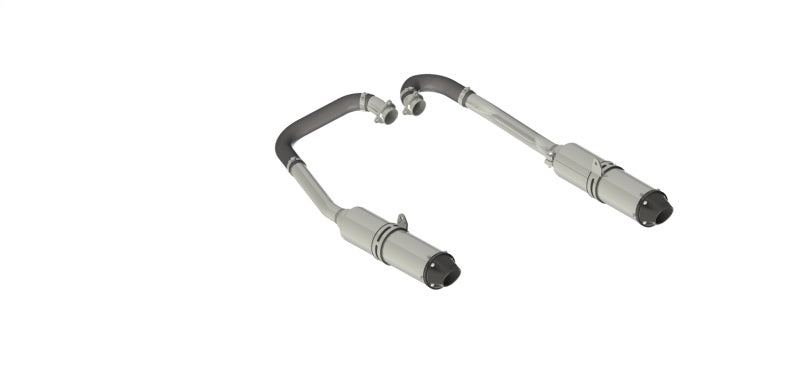 2011-2014 Polaris RZR 900 Complete Dual Exhaust System Headers Back | Dirty Garage