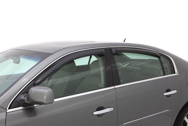 2006-2012 Lucerne Ventvisor Outside Mount Window Deflectors Smoke 4-Piece | Dirty Garage