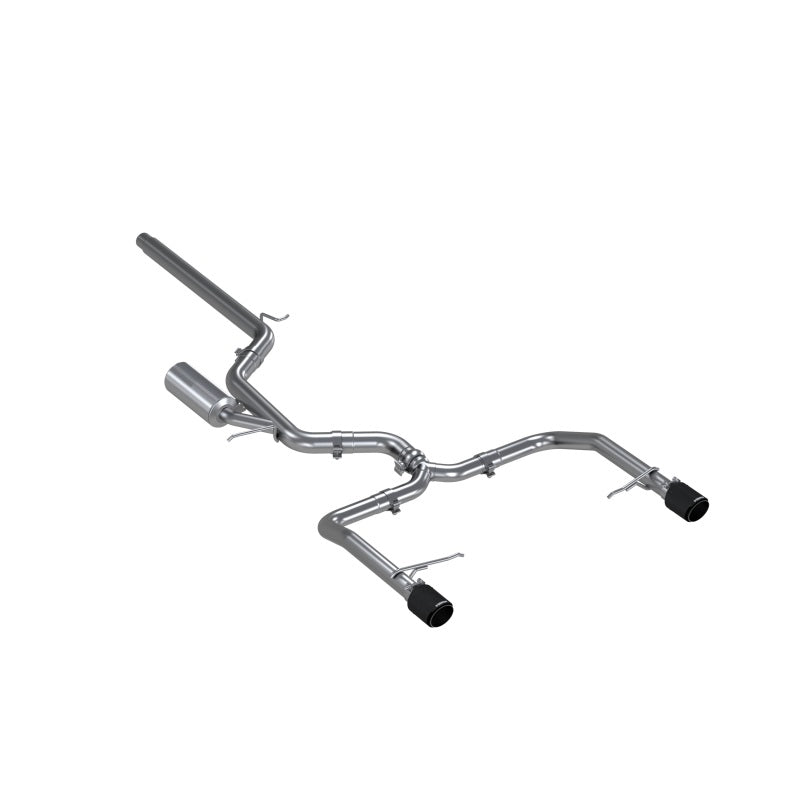 2019-2021 VW Jetta GLI 3" Catback Dual Split Rear Exit Exhaust Carbon Fiber Tips | Dirty Garage