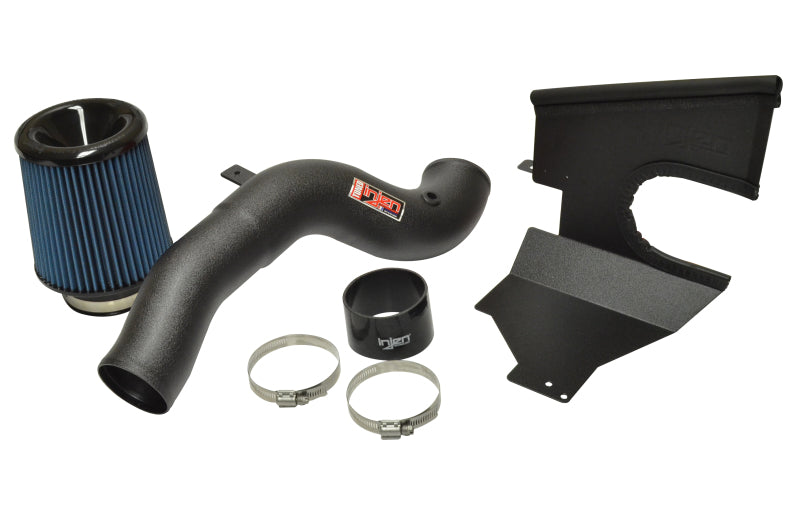 Injen16-18 Ford Focus RS Wrinkle Black Cold Air Intake - View 5 | Dirty Garage