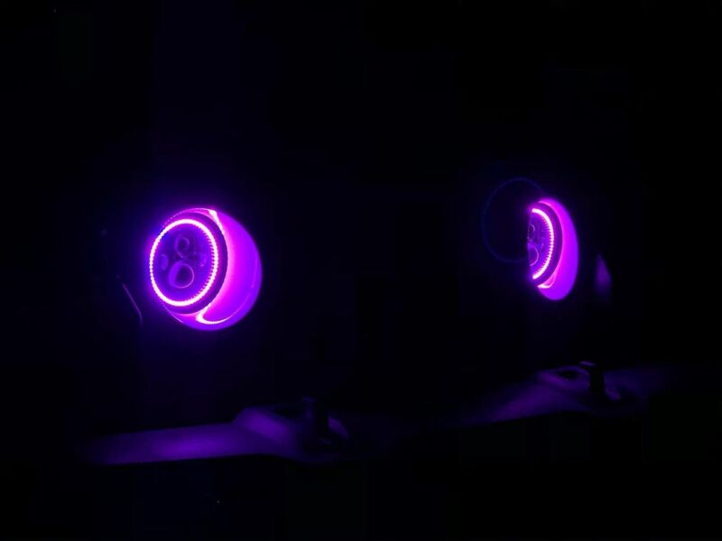 2007-2017 Wrangler Gladiator 7in High Powered LED Headlights Pair Dynamic - View 10 | Dirty Garage