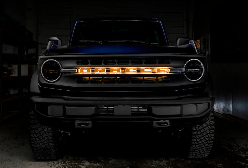 Universal Illuminated Matte Black C Letter LED Badge - View 7 | Dirty Garage