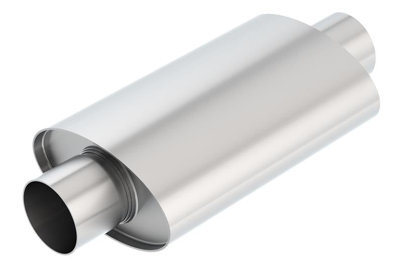 Borla XR-1 Multi-Core 3in Ctr-Ctr Oval 12in x 4.25in x 7.88in Rotary Engine Equipped Racing Muffler - View 2 | Dirty Garage