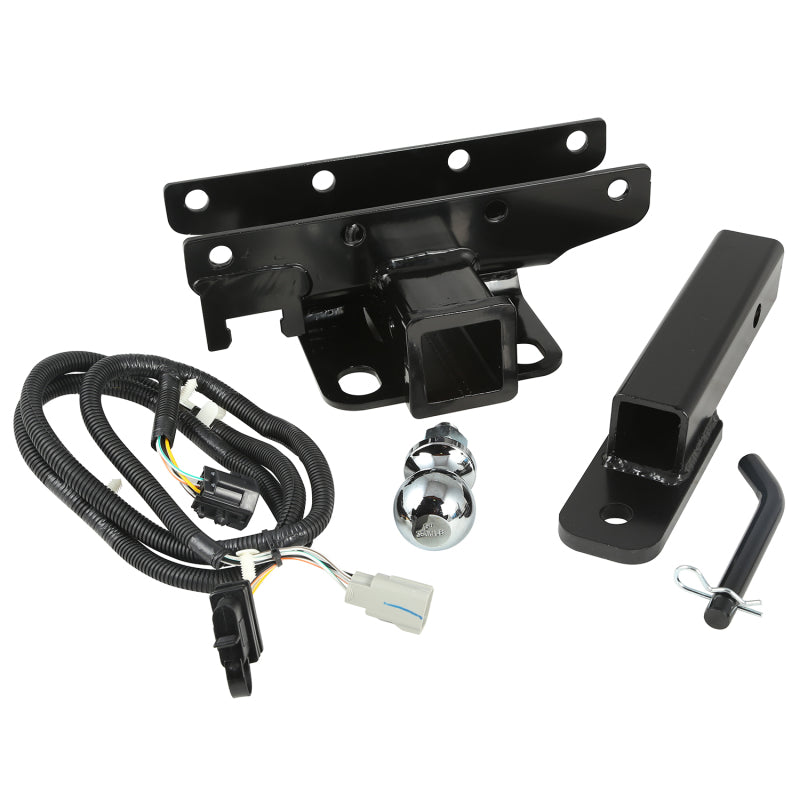 Rugged Ridge Hitch Kit with Ball 2 inch 07-18 Jeep Wrangler JK - View 2 | Dirty Garage