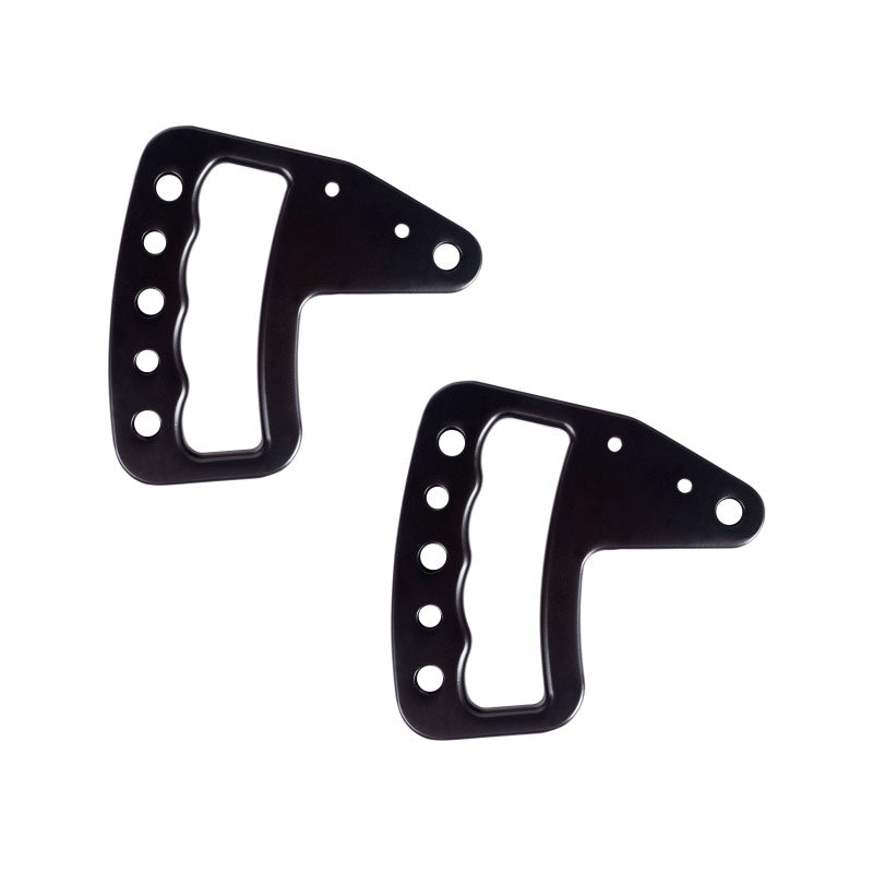 Rugged Ridge Aluminum Grab Handles Front Pair Black 07-18 Jeep Wrangler JK/JKU - View 2 | Dirty Garage