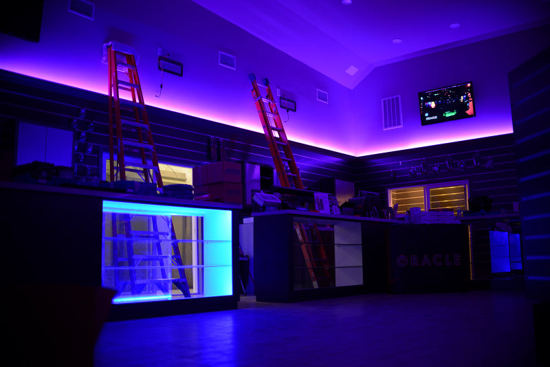 Universal Exterior Flex White LED Strip - View 2 | Dirty Garage