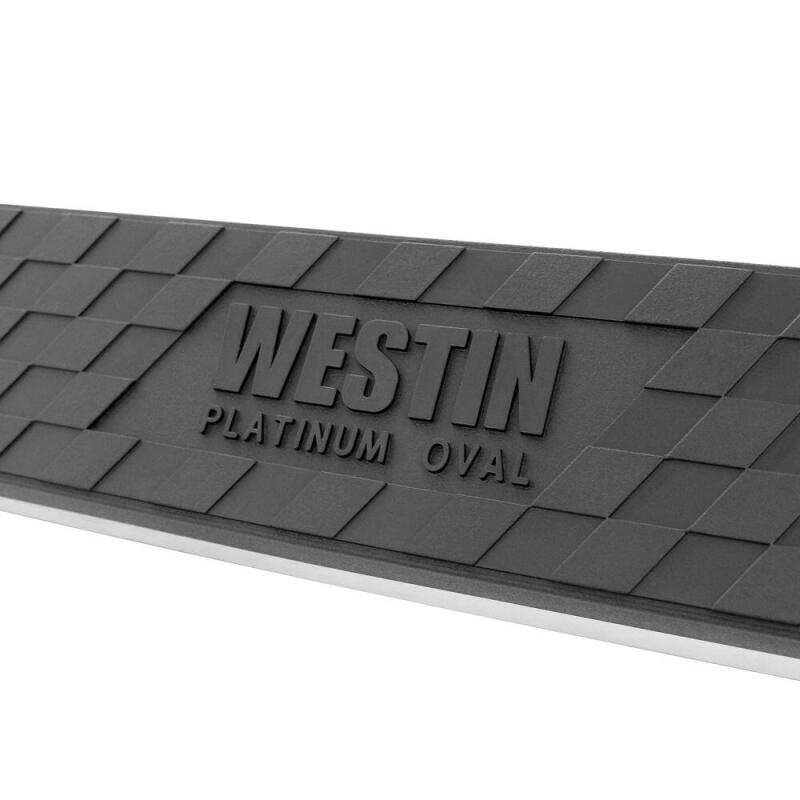 Westin 2009-2018 Dodge/Ram 1500 Reg Cab Platinum 4 Oval Nerf Step Bars - Black - View 4 | Dirty Garage