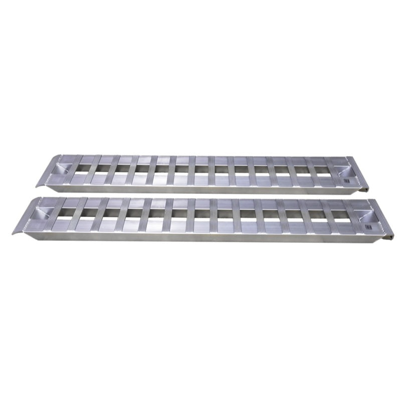 Gen-Y Heavy-Duty 10ft Aluminum Loading Ramps 15in x 120in 5K Capacity Per Ramp - Pair - View 5 | Dirty Garage