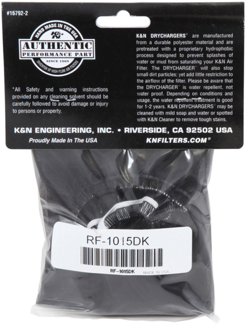 Universal Air Filter Wrap Drycharger - Black - View 7 | Dirty Garage
