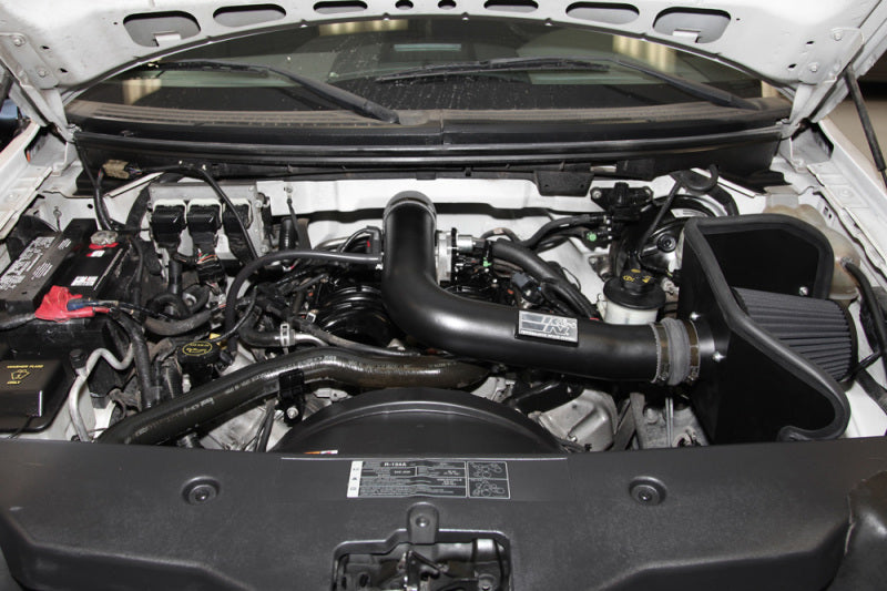 2004-2008 Ford F150 V8-5.4L/2004-2007 Ford Lobo 5.4L V8 Blackhawk Perf Intake Kit - View 5 | Dirty Garage