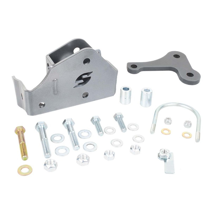 Synergy Jeep JL/JT Front Track Bar Relocation Bracket - View 2 | Dirty Garage