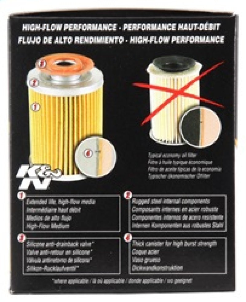 Universal 3.74inch/2.98 OD Performance Gold Oil Filter - View 17 | Dirty Garage