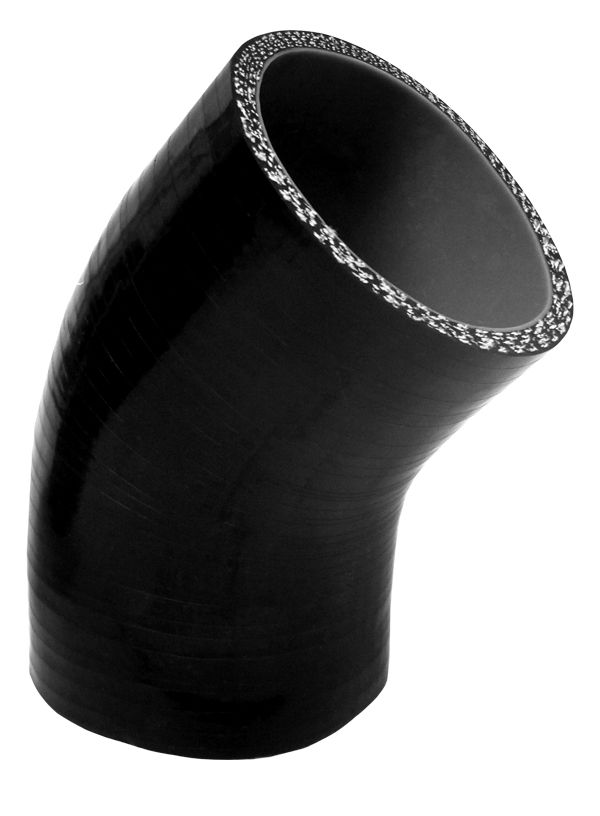 Universal 3.0 Inch 45 Deg 6MM 5-Ply Silicone Elbow | Dirty Garage