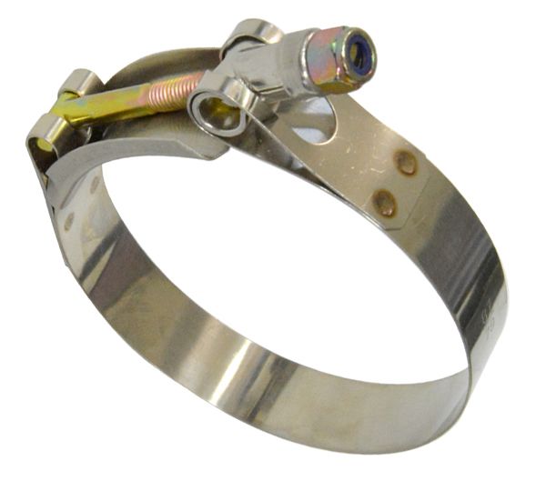 Universal 4.0 Inch T-Bolt Clamp Range 98-106Mm | Dirty Garage
