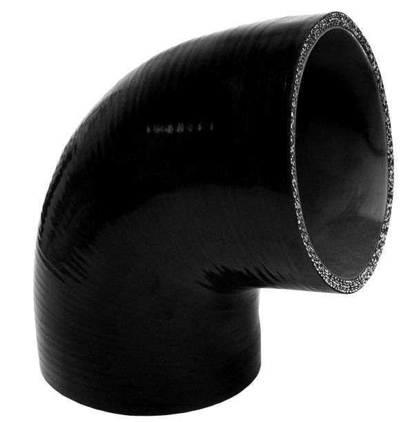 Universal 4.0 Inch Deg 6MM 5-Ply Silicone Elbow | Dirty Garage