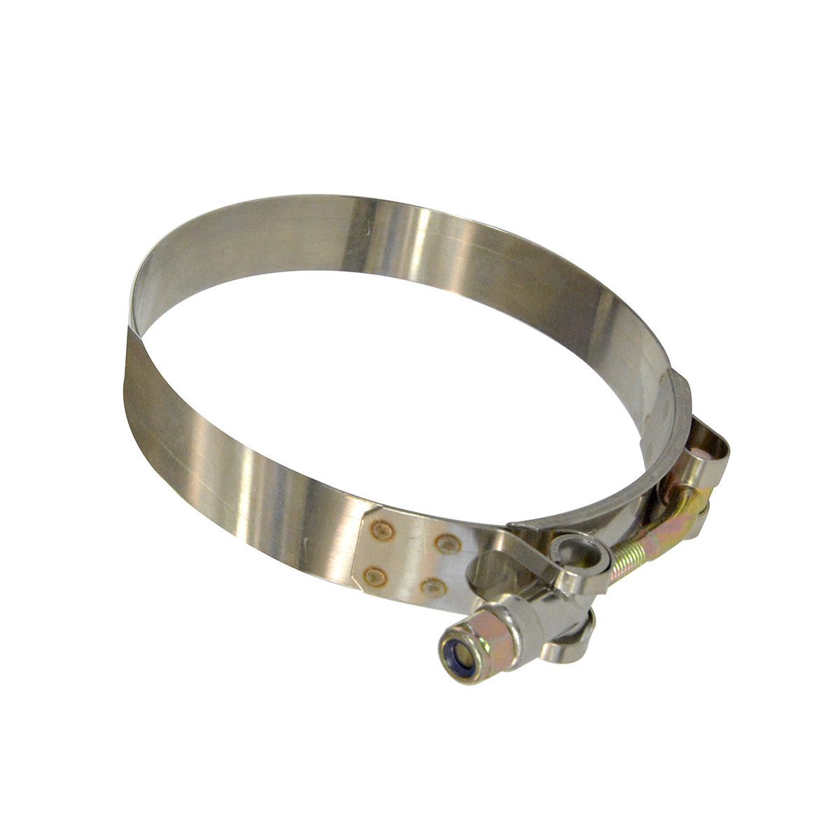 Universal T-bolt Clamp 4.25 Inch ID for 3.75 Inch ID Hose - View 3 | Dirty Garage
