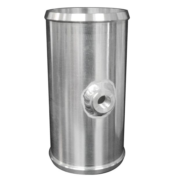 Universal Billet Aluminum Coupler 1/8 Inch Npt 2.5 Inch OD X 5.0 Inch Long | Dirty Garage