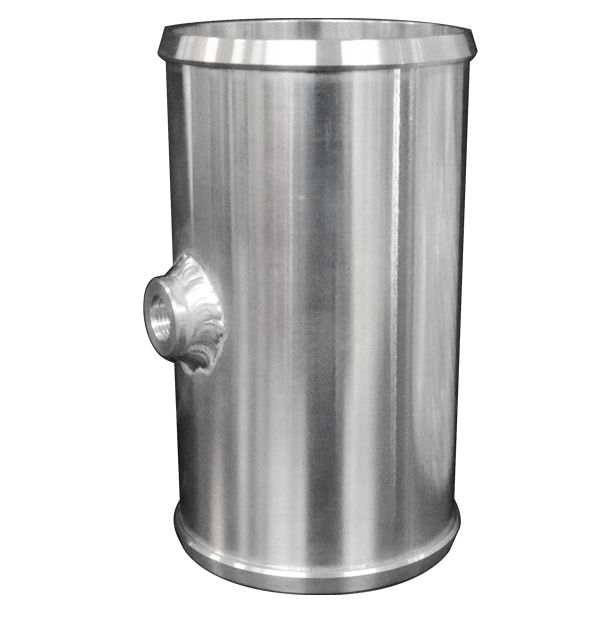 Universal Billet Aluminum Coupler 1/8 Inch Npt 2.75 Inch OD X 5.0 Inch Long | Dirty Garage