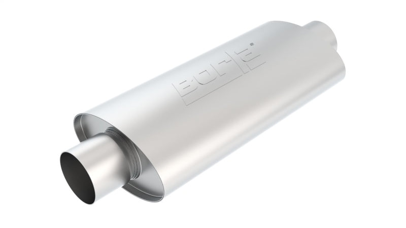 Borla XR-1 Racing Sportsman 3 inch Outlet / 3 inch Inlet Oval Muffler - View 2 | Dirty Garage