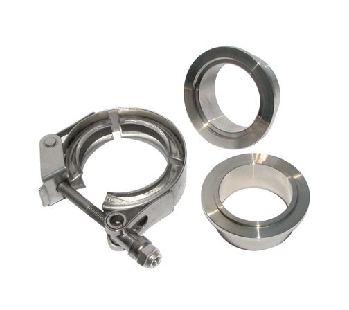Universal 1.5 Inch V Band 3 Pc Set Ssc/Ssf 1C 1M 1F QR | Dirty Garage
