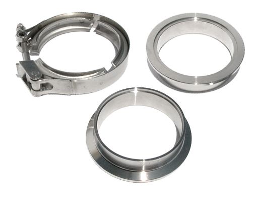 Universal 2.25 Inch V Band 3 Piece Set 1C 1M 1F QR | Dirty Garage