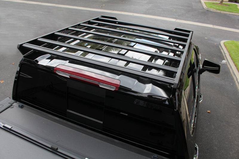 Go Rhino 19-23 Chevrolet/GMC Silverado/Sierra 1500 CC Ceros Low Profile Roof Rack - Tex. Blk - View 12 | Dirty Garage