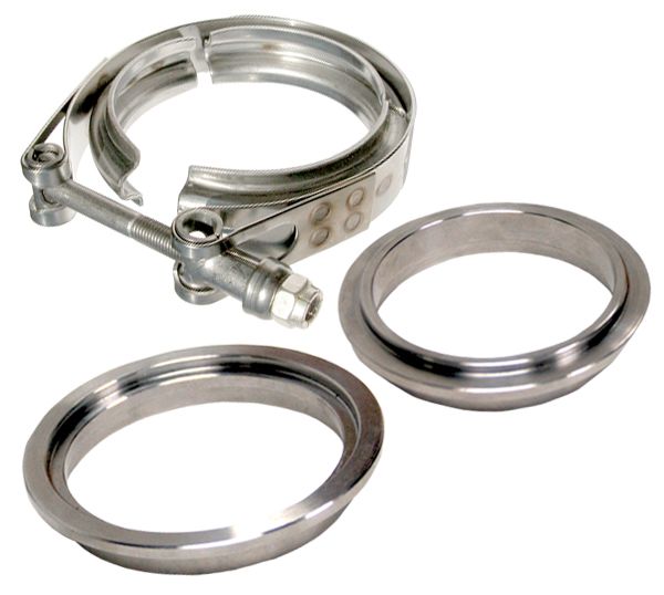 Universal 3 Inch V Band Clamp Stainless Steel 3 Piece Set 1C 1M 1F | Dirty Garage