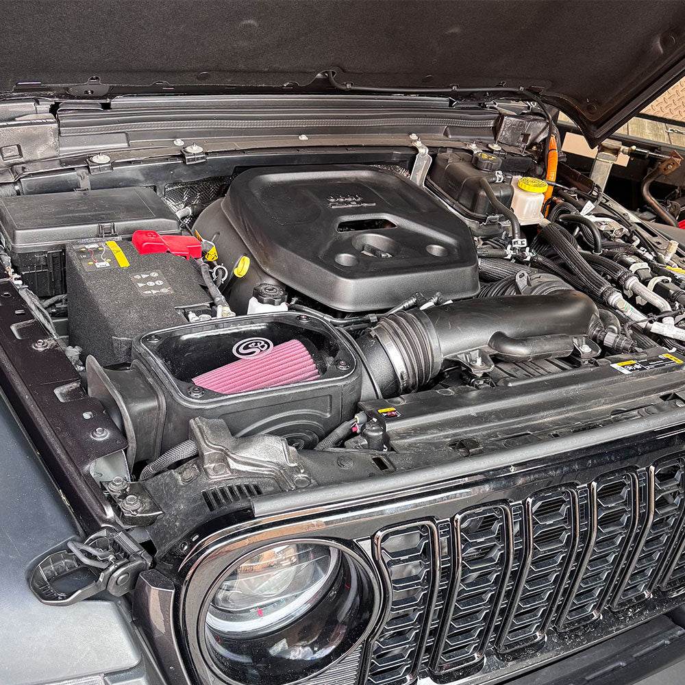 2024-2025 Wrangler 2.0L Cold Air Intake - View 5 | Dirty Garage