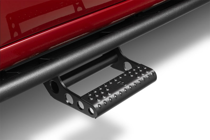 2019-2022 GM 1500 Crew Cab Textured Black 1.75" Cab Length RKR Step System - View 3 | Dirty Garage